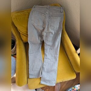 Abercrombie & Fitch The Ankle Straight Ultra High Rise Jeans